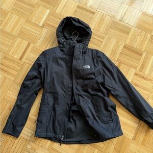 The North Face Women’s Black Hooded Waterproof Jacket